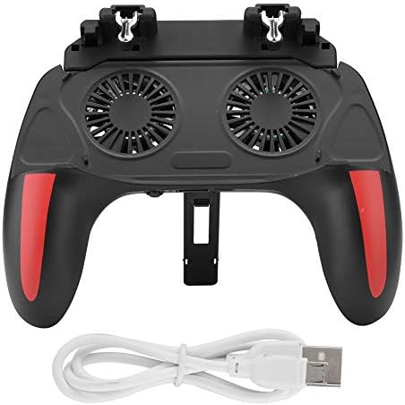 Ciglow Smartphone Gamepad, Rechargeable Mobile Phone Game Controller Gamepad with Dual Cooling Fans Game Auxiliary Key Gaming Handle for iOS/Android Smartphone.(2500mah) - Image 7