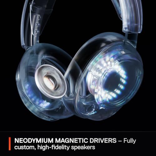 SteelSeries Arctis Nova 5 Wireless Multi-System Gaming Headset — White — Neodymium Magnetic Drivers — 100+ Audio Presets — 60 HR Battery — 2.4GHz or BT — Gen2.X Mic — PC, PS5, PS4, Switch, Mobile - Image 6