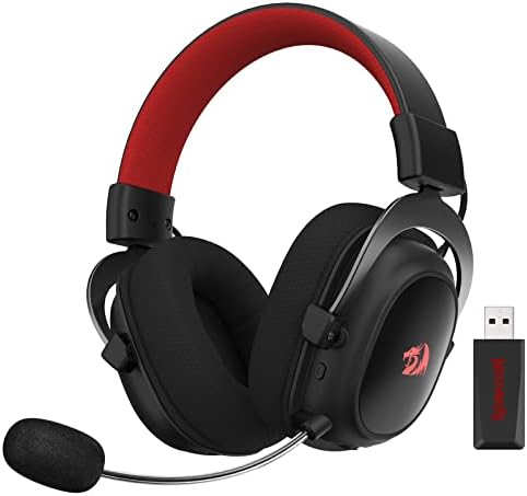 Redragon H510 PRO 3-Mode RGB Gaming Headset - 7.1 Surround Sound - 53MM Audio Drivers in Memory Foam Ear Pads w/Durable Fabric Cover- Multi Platforms Headphone - USB Powered for PC/PS4/NS by REDRAGON