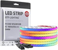 BTF-LIGHTING FCOB COB WS2812B IC RGB LED Strip DC5V 13.1FT 640LED 5mm IP30 by BTF-LIGHTING
