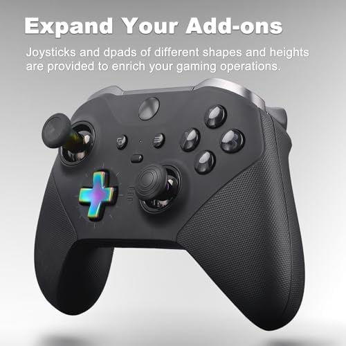 Complete Component Pack for Xbox Elite Controller Series 2 - Accessories Includes 1 Carrying Case, 1 Charging Dock, 4 Thumbsticks, 4 Paddles, 1 Adjustment Tool and 1 Charging Cable (Iridescent) - Image 5