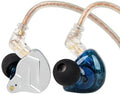 2026 Latest KZ ZSN Pro USB C Wired Headphones Type-C in Ear Monitors, 1BA 1DD Hybrid Driver Gaming Earbuds USB C Wired Earphones, Deep Bass Sound IEM for Gaming Music Video (USBC with mic, Blue) by Yinyoo
