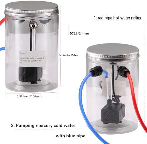 DIY Mobile Phone Cooler for Gaming and Live Streaming,Innovation Highly Efficient Water Cooled Semiconductor Mobile Phone Radiator for Phones Tablets - Image 3