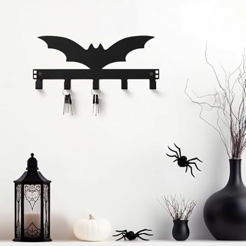 Reallnaive Halloween Bathroom Decor Gothic Bat Over The Door Hooks - Image 4