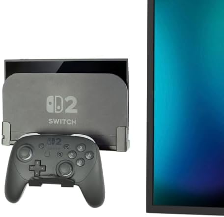 Monzlteck Wall Mount for Switch2 with Controller Holder by Monzlteck