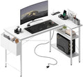 DUMOS Corner Gaming Desk with Power Strip, Storage Shelves by DumosLifestyle