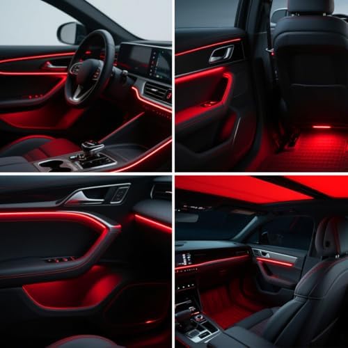 BTF-LIGHTING UL Listed Red Color 5mm Width FCOB COB LED Strip Light - Image 7