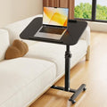 Furist Bed Desk Adjustable Overbed Bedside Table Rolling Laptop Tray Desk Cart Height Portable Mobile Sit Stand Table Tilting Hospital Bed with Wheels by FuristTec