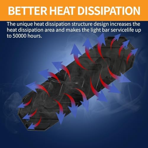 Flush Mount LED Pods, 7 Inch Surface Mount Slim LED Light Bar 12V 24V 40W for Vehicle Boat Truck Trailer Tractor ATV UTV Bumper Backup Lights Reverse Off Road Driving Fog Work Flood Lights 2Pcs - Image 4