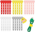 75 Pcs Silicone Cable Ties, Reusable Cable Straps Wire Organizer. by RUGLAMZHIP