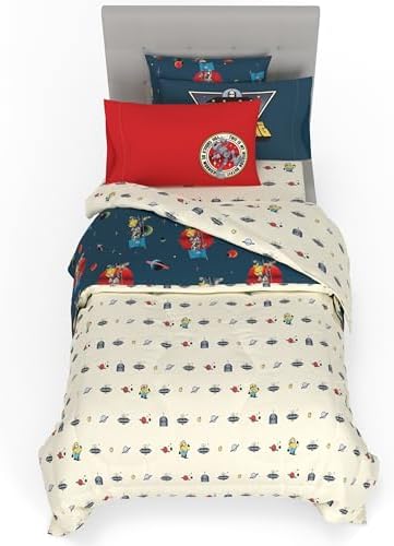 Minions and Monsters Movie Kids Bedding Set, Twin Size 5 Piece Comforter and Sheet Set with Sham, (Officially Licensed Product) by Franco - Image 2