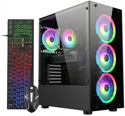 STGAubron Gaming PC Desktop,Core I7-6700,RTX 2060 6G,16GB DDR4,512G SSD by STGAubron