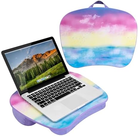 LAPGEAR MyStyle Lap Desk – Sunset Watercolor, Fits 15.6” Laptops - Image 6