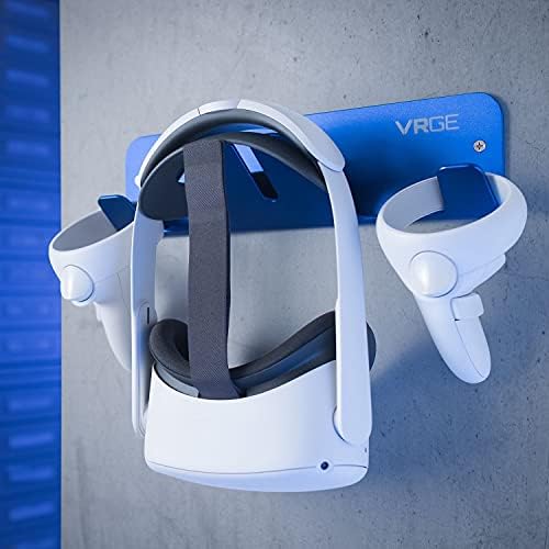 VRGE VR Wall Mount Storage Stand Hook - for Meta/Oculus Quest 3/2 - Rift-S - HTC Vive Pro - PS5 VR2 - Valve Index and Mixed Reality Headsets - Image 2