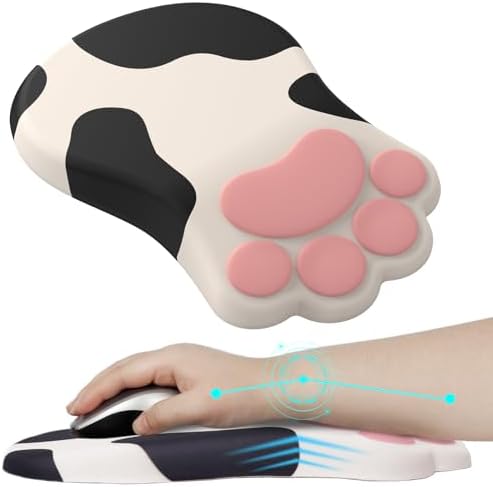 L-SPOUTTO Ergonomic Mouse Pad with Wrist Rest,Cute Mouse Pad Wrist Support by L-SPOUTTO