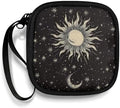 Sun Moon Star Headphones Carrying Case, Travel Portable Storage Bags for Bluetooth Wireless Headphones, Cords, Cable, Earbuds, Charger, USB Flash Driver, MP3 by Unknown