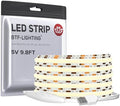 BTF-LIGHTING 5V USB COB LED Strip Lights 9.8FT Natural White 4000K by BTF-LIGHTING