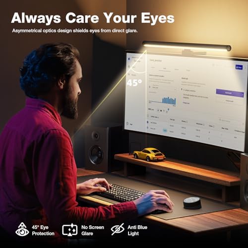 Douxlife Monitor Light Bar Eye-Care Computer Screen Lamp with Remote - Image 5
