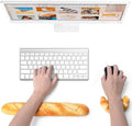 Soft Toast Bread Baguette Shape Anti-Skid Keyboard Wrist Rest Support & Mouse Wrist Support for Office,Computer,Laptop& Mac by Unknown