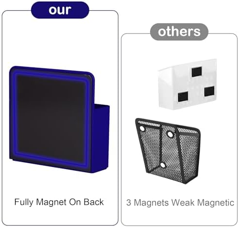 KITANIS Magnetic Pen Holder,2 Pack Magnetic Dry Erase Marker Holder with Generous Compartments,Strong Magnet Storage Marker Pen Pencil Organizer for Refrigerator,Whiteboard,Locker Accessories - Image 3