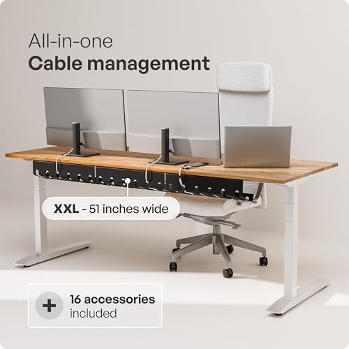 PAMO Cable Management Under Desk, Set of 3 - Black - Image 2