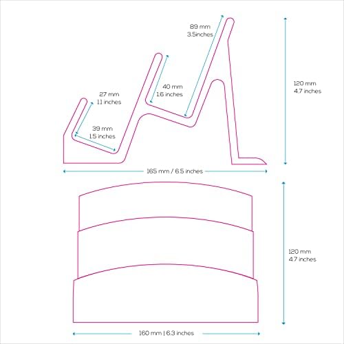 BRAINWAVZ Dual Desktop Keyboard Stand & Holder, Organize Your Desk, Reduce Clutter, Suitable for All Size Keyboards (DK01) - Image 2