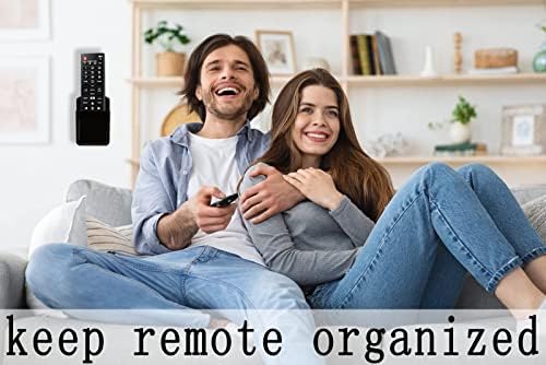 Pack of 4 Self Adhesive TV Air Conditioner Remote Control Holder Wall Mount Storage Box Organizer - Image 4