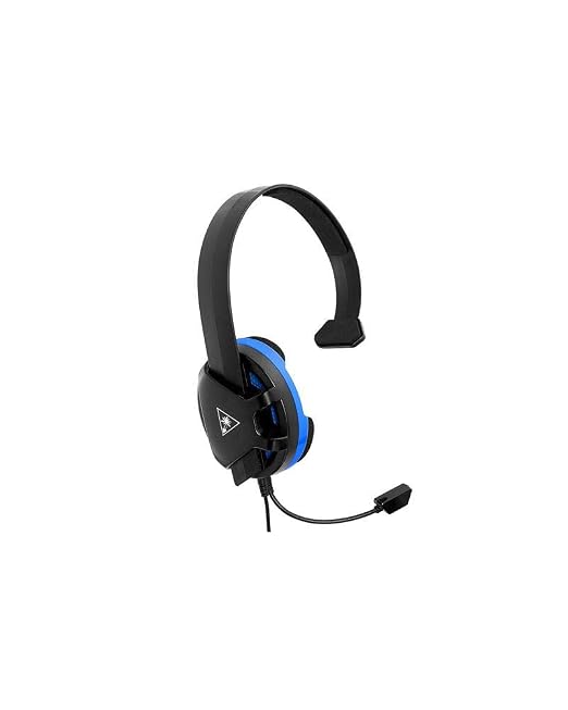 Turtle Beach Recon Chat PlayStation Headset – PS5, PS4, Xbox Series X, Xbox Series S, Xbox One, Mobile & PC with 3.5mm – Glasses Friendly, High-Sensitivity Mic, Black/Blue - Image 7