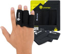 LIONTEK Triple Flow Finger Sleeve V3 Pair — Joint Support & Compression for Activity, BJJ, Fitness, Volleyball, Basketball, and More (X-Large) by LIONTEK