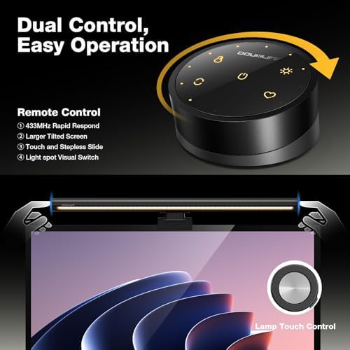 Douxlife Monitor Light Bar Eye-Care Computer Screen Lamp with Remote - Image 4