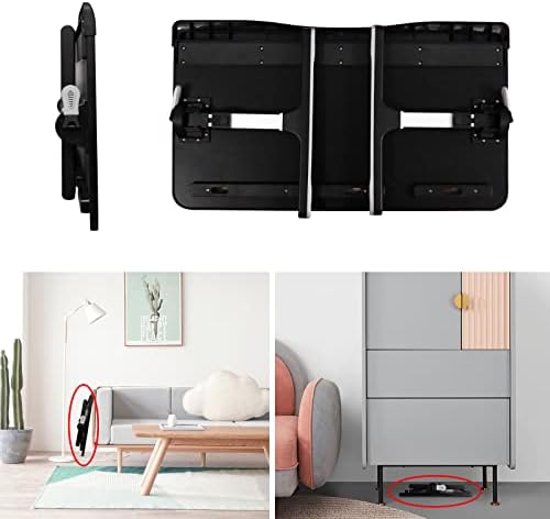 KLEAR Laptop Bed Tray Desk with Adjustable Height & Angle, No Drawer, Black - Image 6