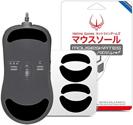 2Sets Hotline Games 3.0 Mouse Feet Skates Pads Compatible with Zowie ZA11 ZA12 FK1 FK2 FK+ AM Gaming Mouse Feet Replacement (0.6mm,Smooth Glide,Durable,Pure PTFE) Professional Upgrade by HOTLINEGAMES
