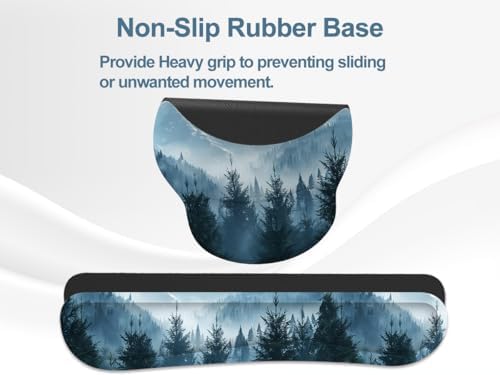 Ergonomic Mouse Pad with Wrist Rest and Keyboard Wrist Rest, Mousepad - Image 5