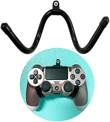 Universal Game Controller Holder Stand,Mini Wall Mount Organizer Rack Hanger Hook- Strong & Flexible, for PS3/PS4/PS5/Xbox 360/Xbox One/S/X/Elite/Series S/Series X Controller,etc - NO Controller by Pmsanzay