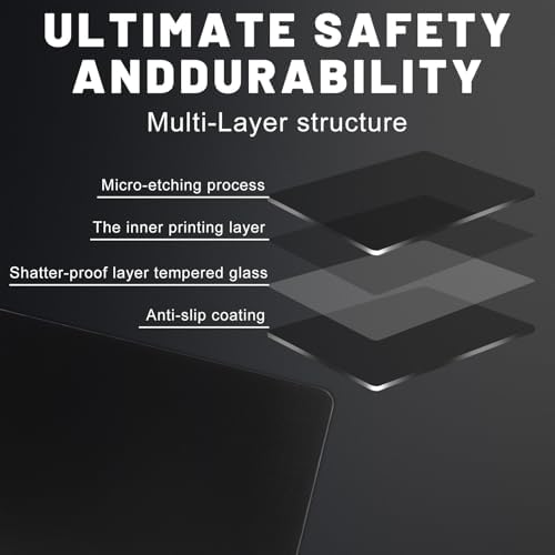 Glass Mousepad, Hard Surface Gaming Mouse Pads, Mousepad Gaming, Glasspad - Image 2