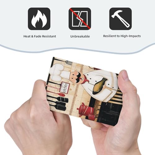 Decorative Light Switch Cover Plate Cartoon Fat Happy Chef Cook 1 Gang No Device Single Blank Outlet Covers Wall Plate Switchplate Covers Dimmer Faceplate for Farmhouse Kitchen Decor - Image 6