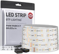 BTF-LIGHTING RGBCCT LED Strip UL Listed 16.4ft 60LED/m 300LED DC24V IP67 by BTF-LIGHTING