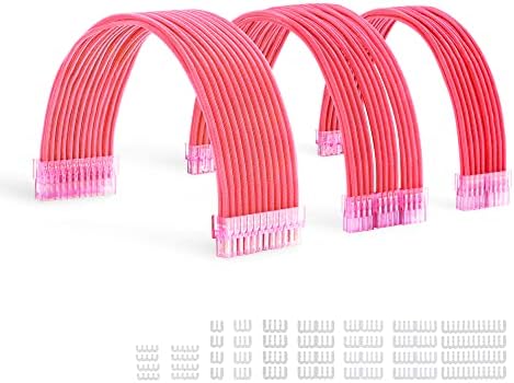 Formulamod Sleeve Extension Power Supply Cable Kit,24-Pin/2xEPS/3xPCIe by Formulamod