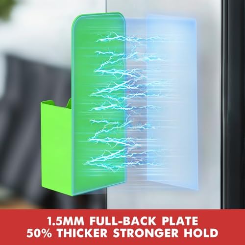 BEYGORM Magnetic Pen Holder for Refrigerator, Pencil Cup Organizer (Green) - Image 2