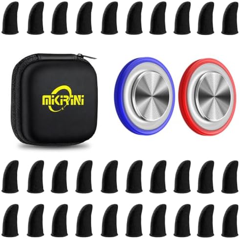 30pcs Finger Sleeves and 2pcs Thumb Joystick Combo for Fast Moving by MIKIRINIGAMR