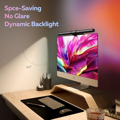 RGB Monitor Light Bar, 16.54'' USB LED Desk Lamp,Home Office Gaming - Image 3