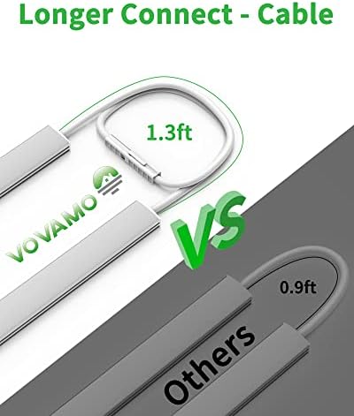 Plug-in Under Cabinet Lighting, Dimmable Under Counter Lights for Kitchen, 2pcs 12 Inch, Natural White 4500K Linkable Wired Closet Light, Indoor USB Led Lights Bar for Desk,Sink,Workbench - Image 6