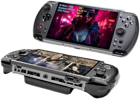 Protective Cover Case for GPD Win 5, TPU Protective Sleeve Skin Case Cover Anti-Drop Shockproof Shell Case for GPD Win5 Handheld Gaming Console Accessories (Transparent Black) - Image 3