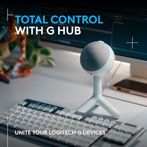 Logitech G Yeti Orb Condenser RGB Gaming Microphone - Off White - Image 6