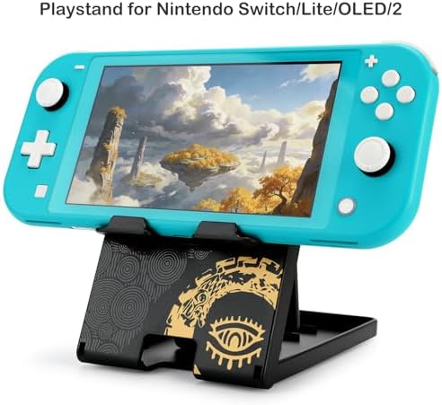 Tscope Cute Switch Stand, Compact Foldable Multi-Angle Adjustable Playstand Bracket, Portable Desktop Holder for Nintendo Switch/Switch 2 / Lite/OLED - Image 4