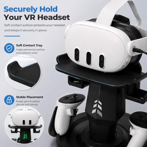 VR Charging Dock for Meta Quest 3, Quest 3S, Quest 2, VR Accessories - Image 5
