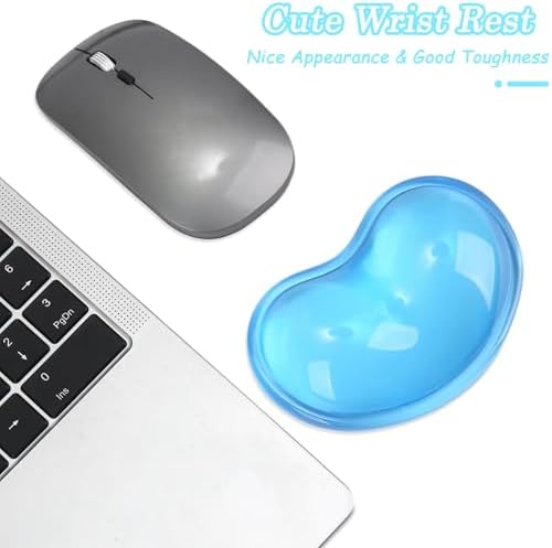 Gel Keyboard & Mouse Wrist Rest Set - Keyboard Wrist Rest Pad & Mouse Support for Office Gaming Pad Computer Laptop Ergonomic Comfortable Pain Relief- Pad Set (Mouse Support Set) - Image 3