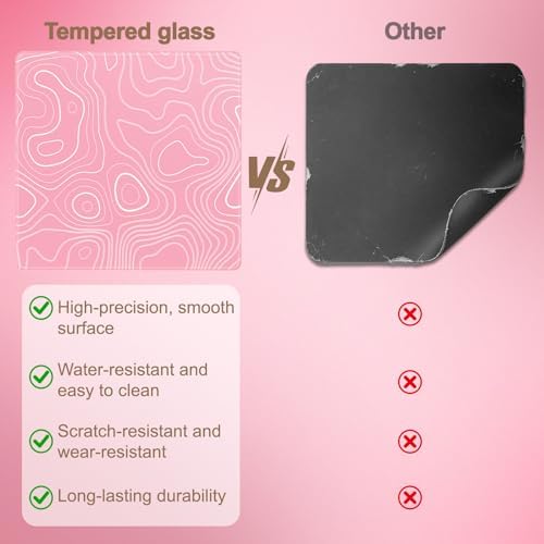 Glass Mousepad, Hard Surface Gaming Mouse Pads, Mousepad Gaming, Glasspad - Image 4