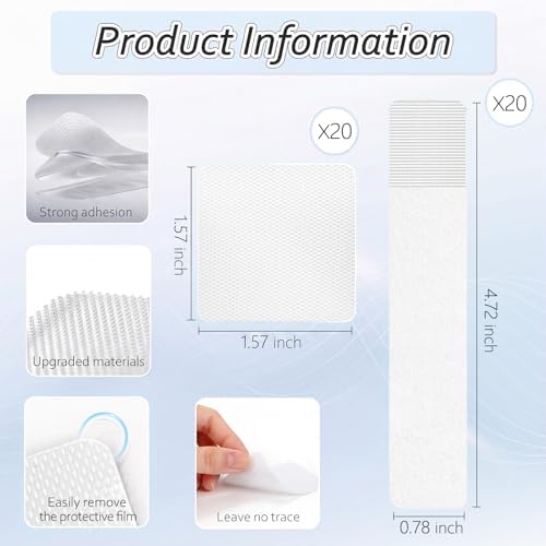 Cable Management Under Desk Detachable Cable Straps, White, 20 Pack - Image 5