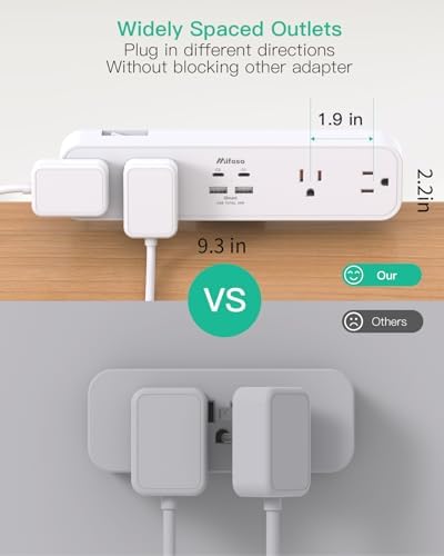 Mifaso PD30W Desk Clamp Power Strip, Surge Protector, Fast Charging Station - Image 4
